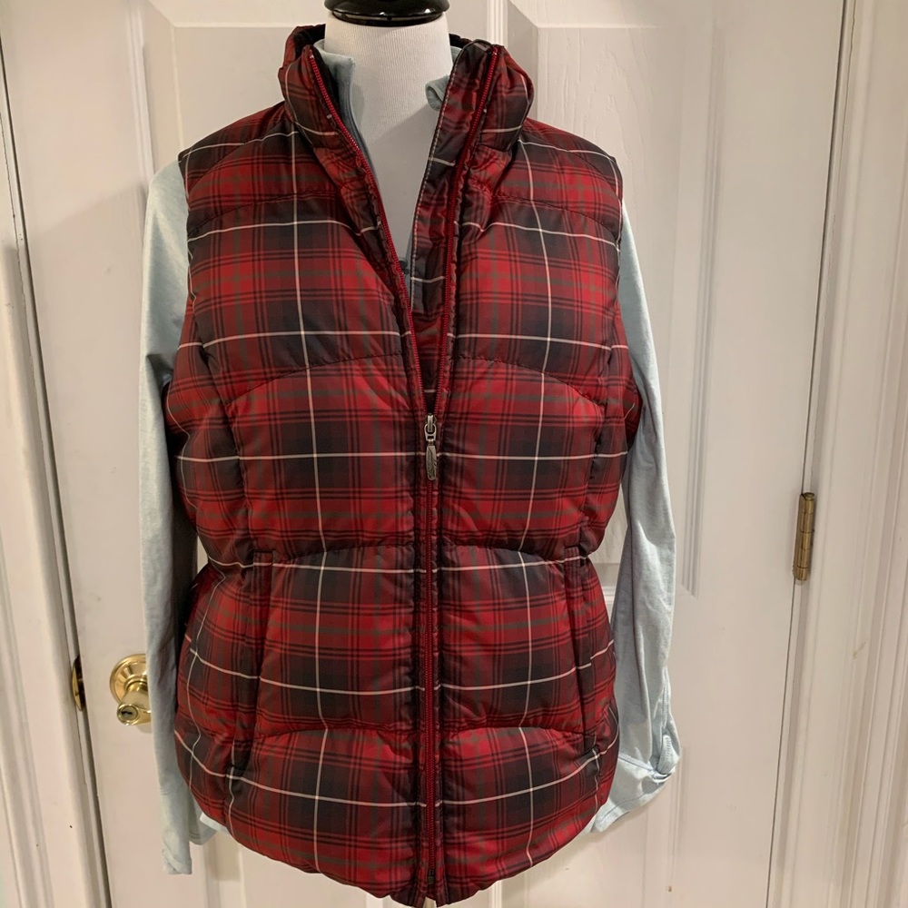 Eddie Bauer Premium Goose Down Puffer Vest Sz MP